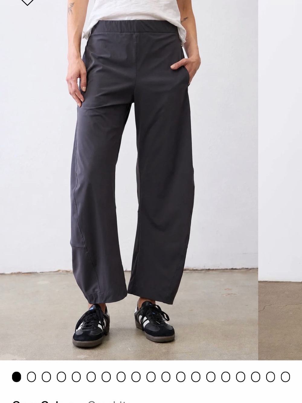 Ruti on the loose pants graphite